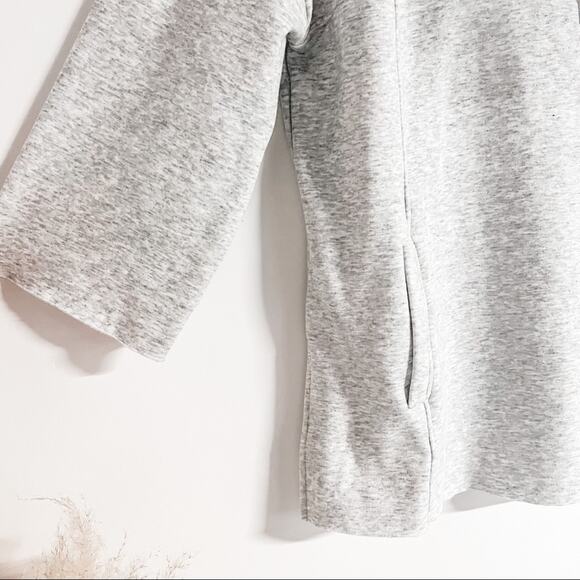 UGG Astrid Poncho Fleece Sweater Funnel Neck in Soft Grey Size XS/S NWT - Picture 9 of 12